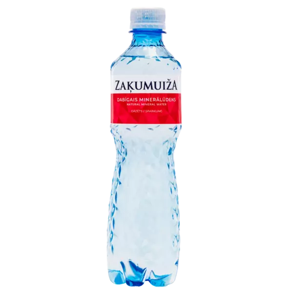 Gāzēts dabīgais minerālūdens, 0.5 L (min. 12 gb.)