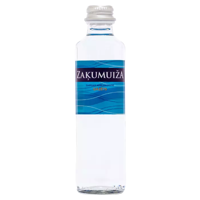 Carbonated natural mineral water, 0.25 L, glass bottle (min. 24 pcs.)