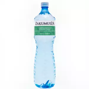 Natural mineral water ZAĶUMUIŽA 1.5 L. Lightly carbonated