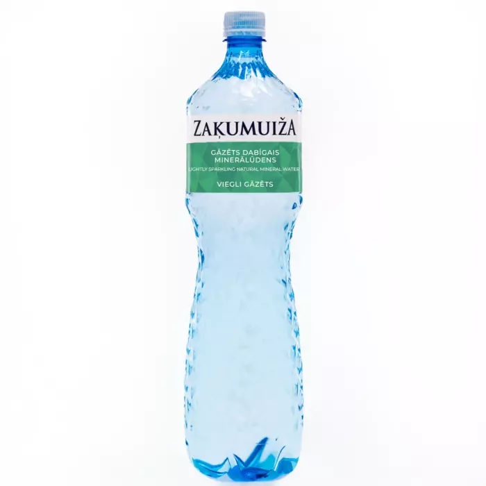 Natural mineral water ZAĶUMUIŽA 1.5 L. Lightly carbonated