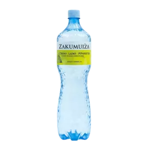 Газированный напиток со вкусом лайма, лимона и мяты, 1,5 л