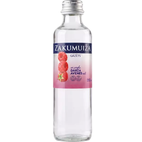 Gāzēts dzēriens ar aveņu garšu 0.25 L