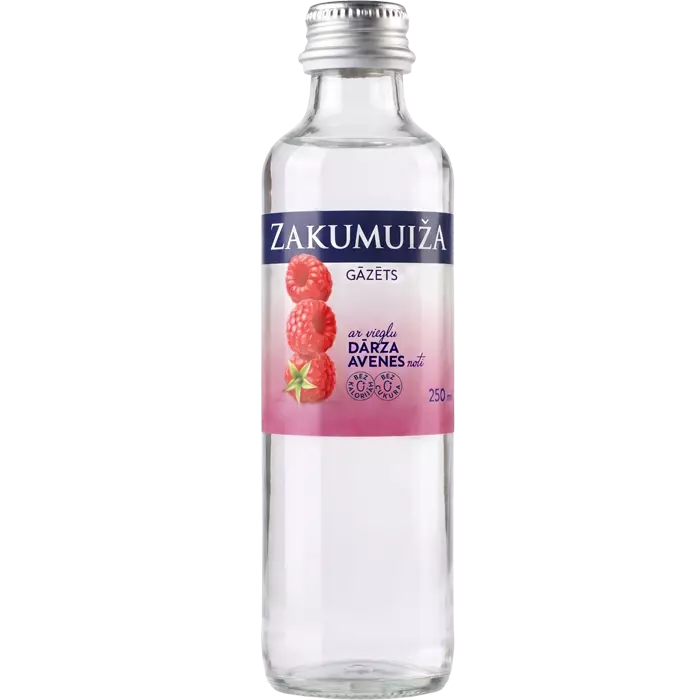 Carbonated raspberry-flavoured drink, 0.25 L